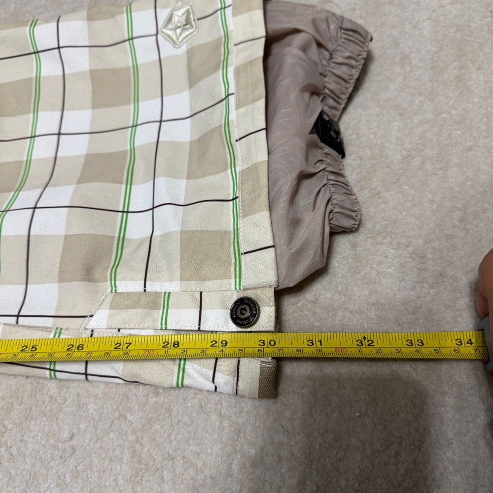 Sessions Motion Avery Plaid Waterproof Snowboard Ski Pants RECCO Size Small - Picture 9 of 16